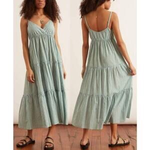 Xirena Mae Dress in Clearwater Green Stripe Size XS